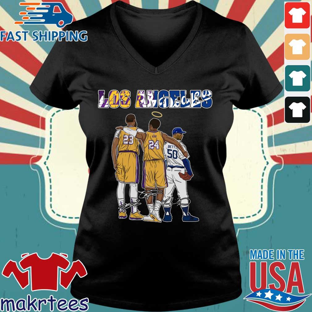 Official los Angeles Lakers Kobe Bryant Lebron James And Dodgers Betts T  Shirt, hoodie, sweater, long sleeve and tank top