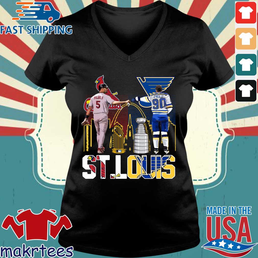 St. Louis St. Louis Cardinals Albert Pujols St. Louis Blues Ryan O'Reilly  Shirt,Sweater, Hoodie, And Long Sleeved, Ladies, Tank Top