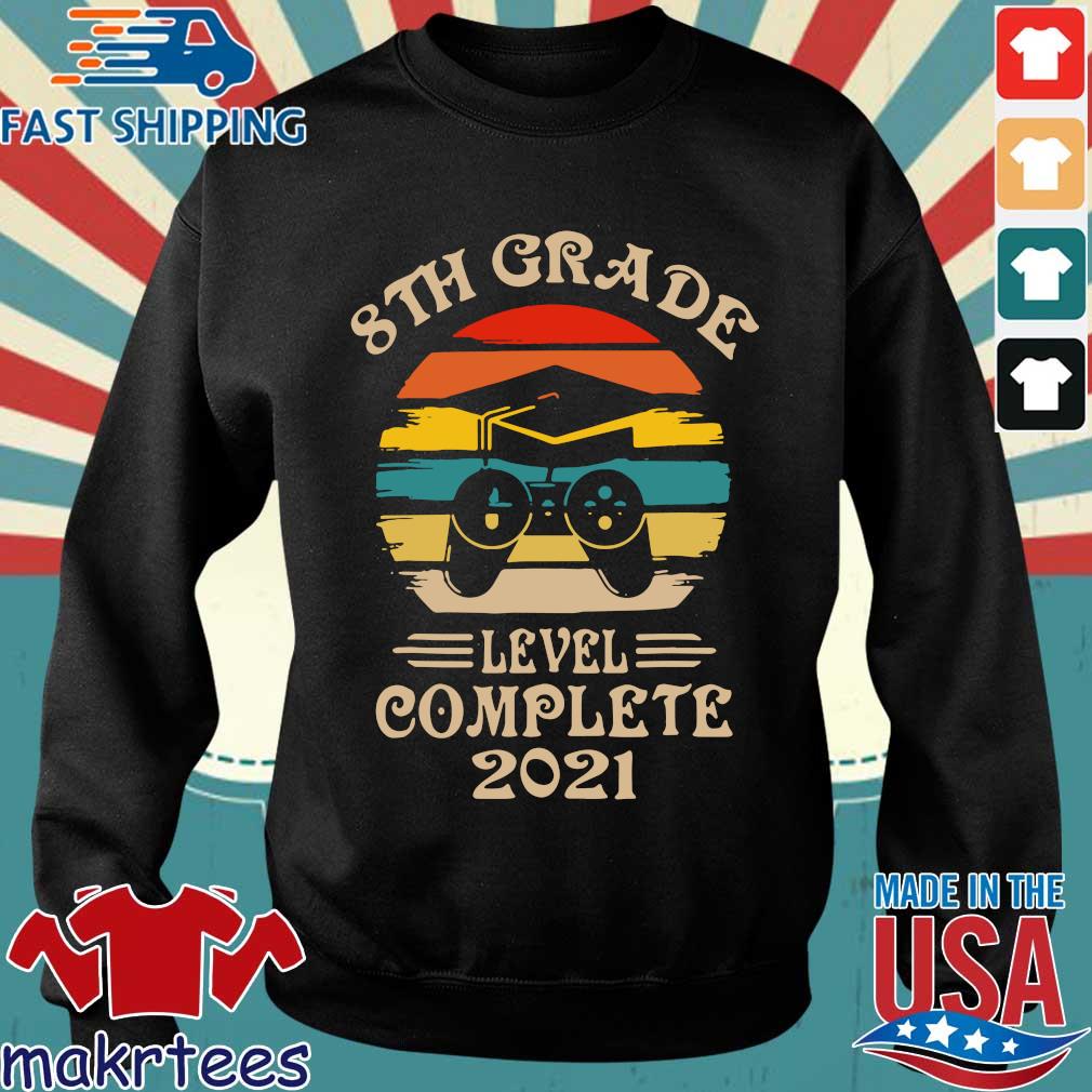 Gamer 8th Grade Level Complete 21 Vintage Retro Shirt Sweater Hoodie And Long Sleeved Ladies Tank Top