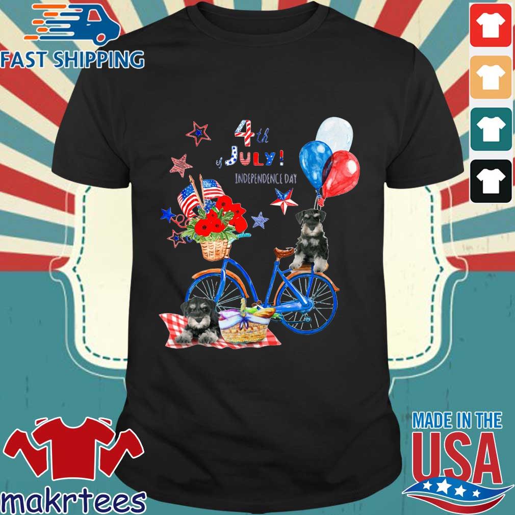 Schnauzer Beautiful Trip 4th Of July Independence Day Shirt