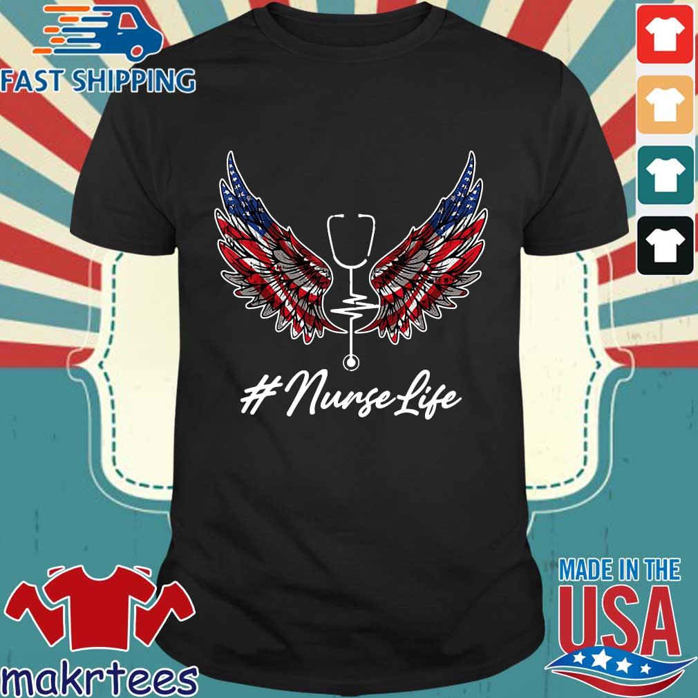 Nurse Angel #NurseLife America 4th Of July Shirt