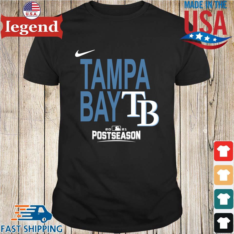 Official Tampa Bay Rays 2021 Postseason Shirt