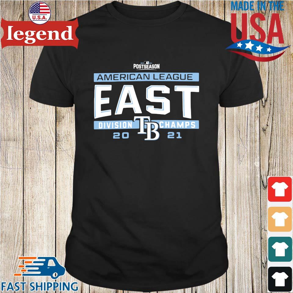 Tampa Bay Rays 2021 Postseason American League East Division Champs Shirt