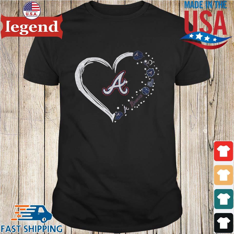 Diamonds Heart Love Atlanta Braves 2021 Shirt