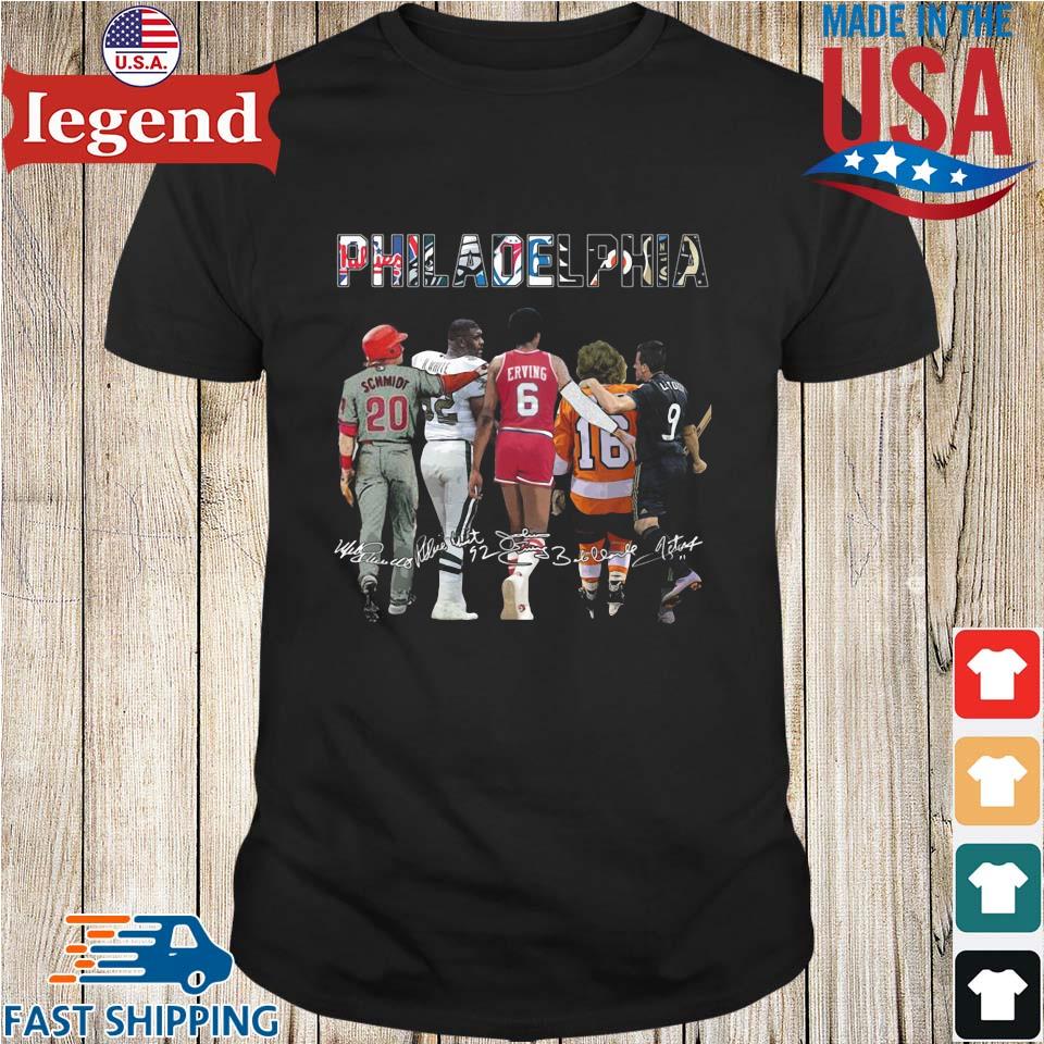 Philadelphia Philadelphia Eagles Philadelphia Flyers Philadelphia Union Signatures Shirt