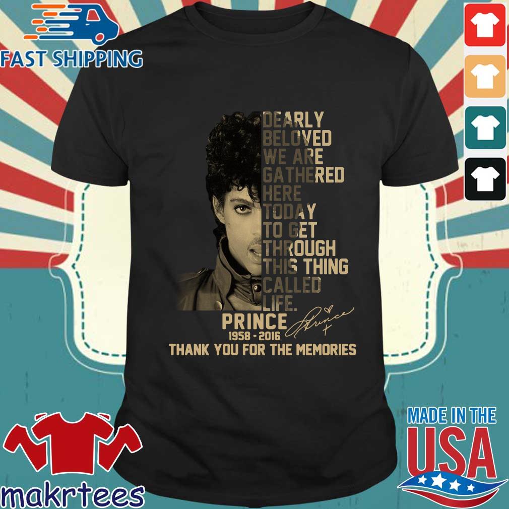 prince t shirt dearly beloved