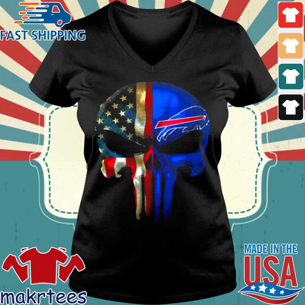 buffalo bills skull shirt